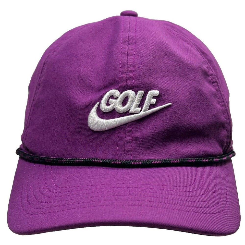 Nike Dri-Fit Golf Aerobill Classic99 Strapback Rope Hat OSFM Purple BV8229-551